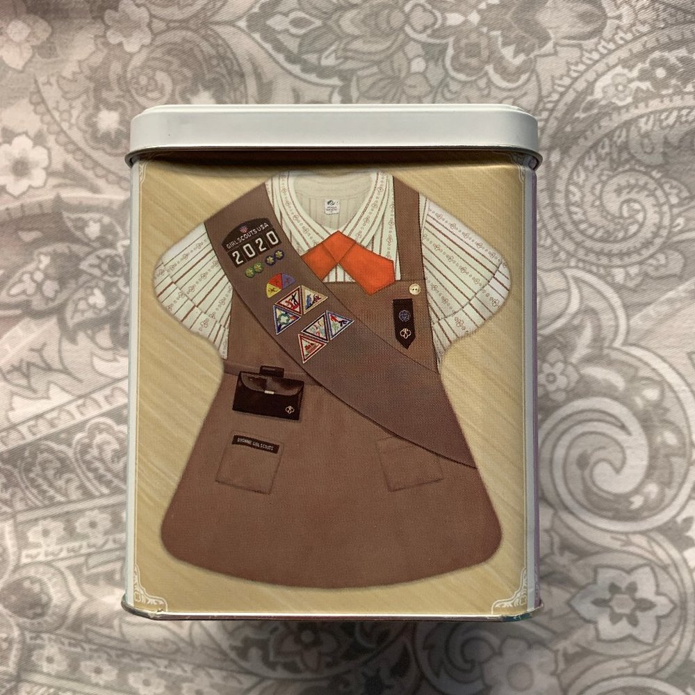 Girl Scout Uniform Candy/Cookie Tin 2021